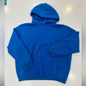 Oversized Blue Men's Hoodie